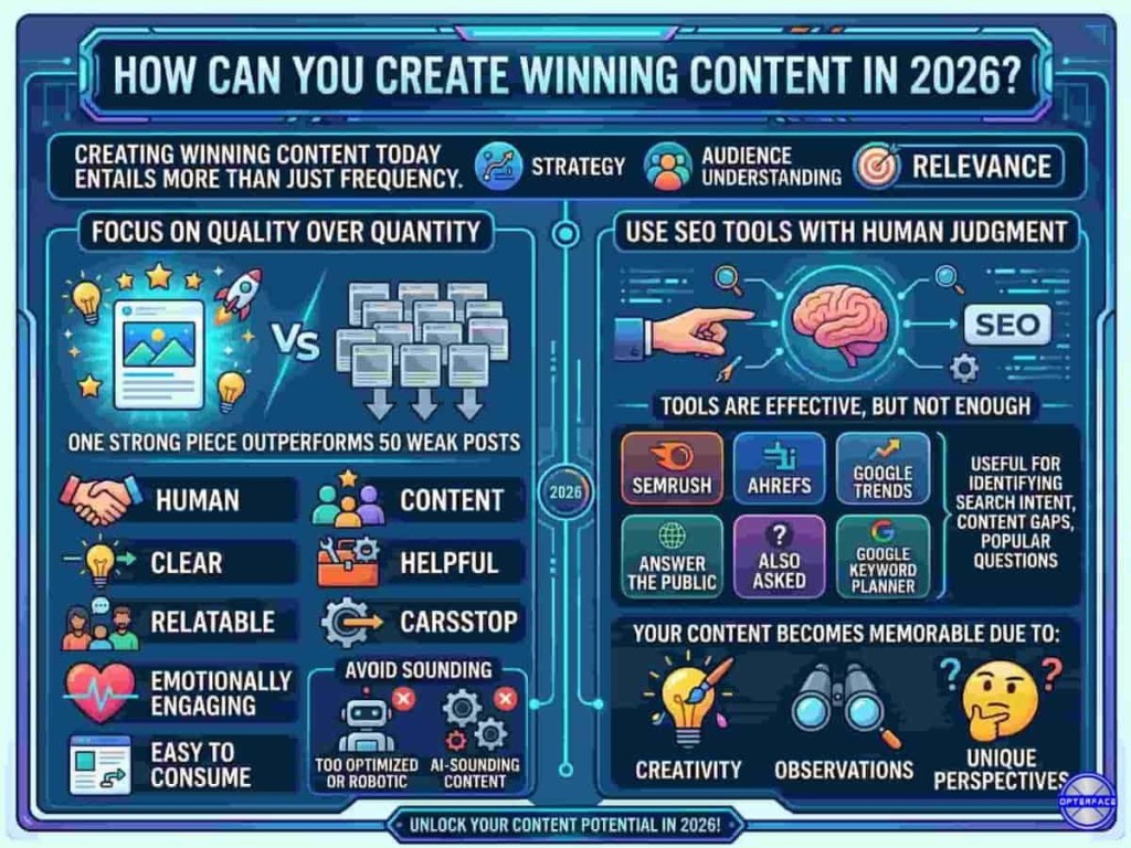 Best practices for building a data-driven marketing strategy. This image shows the marketing mindset to create winning content