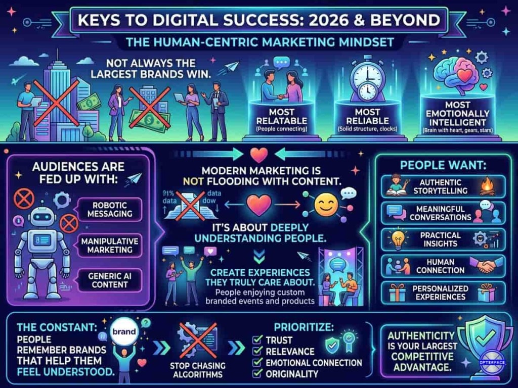 growth marketing mindset This image shows the marketing mindset and key to success