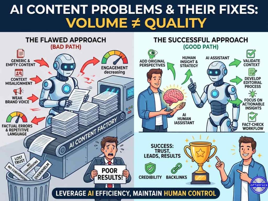 Problems with AI Content Creation Process and Their&nbsp;Fixes