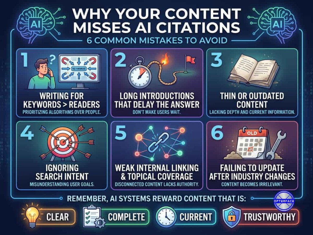 Why your content misses AI citations This image shows why your content misses AI citations